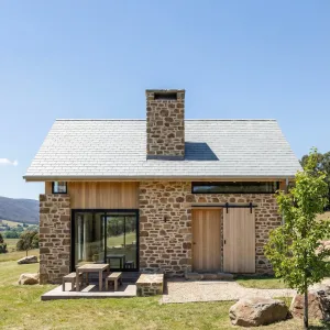 Rustic Stone Cottage With Modern Warmth