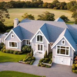 A Tranquil Escape on Grass and Sky