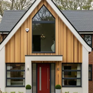 A-Frame Charmer With a Red Door Surprise