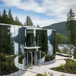 Reflective Riddle: The Camouflaged Cabin