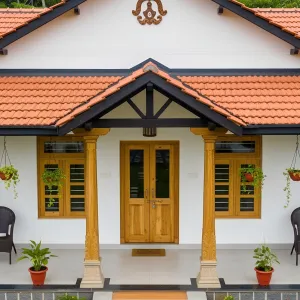 Rustic Gem Under Palms