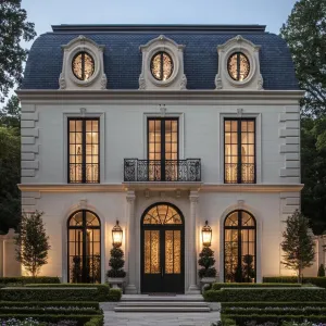 Elegant Evening Facade Fantasy