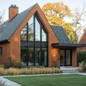 Charming Brick Sanctuary with a Dash of Modern Flair