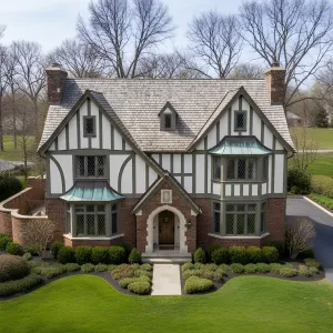 Copper-Capped Bays and Timber Trim