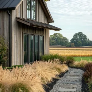 Modern Farmhouse Amidst the Fields