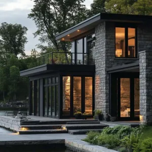 Charming Lakefront House with Modern Flair