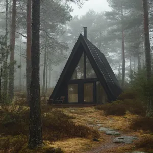 A-Frame Timber Cabin