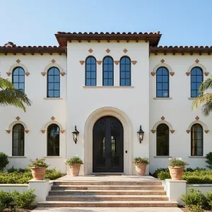 Stately Manor with Terracotta Kisses