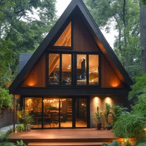 Architectural Slice of Paradise: A-Frame Tropical Fantasy