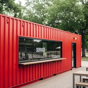 Red Box Retreat: A Container Bar Haven