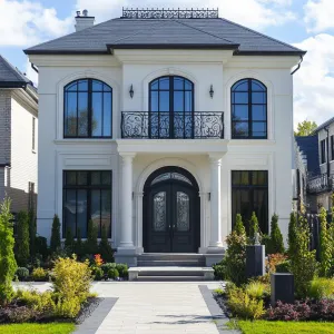 Modern Elegance: A French Façade Delight