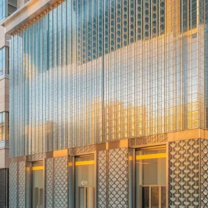 Golden Reflections: A Glass Marvel Awaits