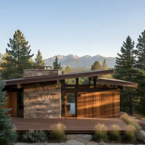 Elegance in Elevation: A Mid-Century Mountain Cottage