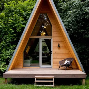 Triangular Delight in a Leafy Haven