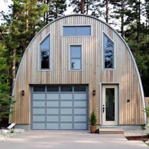 Quirkily Quonset Among Tall Pines