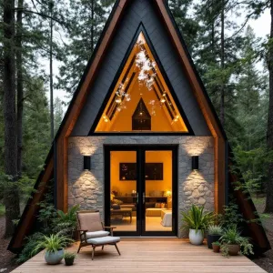 Alpine Nook Among the Pines