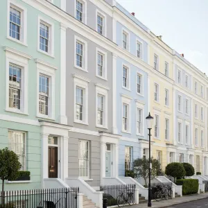 Soft Pastel Rowhouse Elegance