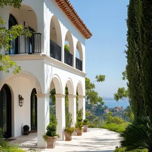 Mediterranean Mansion with Majestic Arches