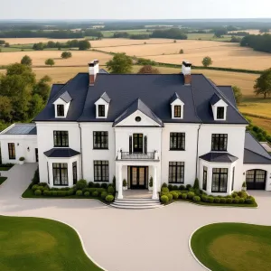 Preview of Regal Mansion Amidst Golden Fields