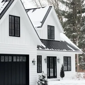 Chic Black-and-White Winter Wonderland