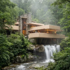 Stone Anchor House Over Water Veil