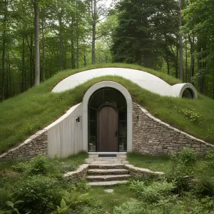 Green Dome Refuge: A Grassy Grotto