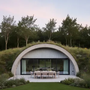 Sod-Covered Serenity: The Hilltop Hideout