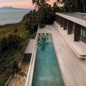 Elevated Elegance: Cliff Cabana Retreat