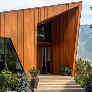 Geometric Wood Paneling