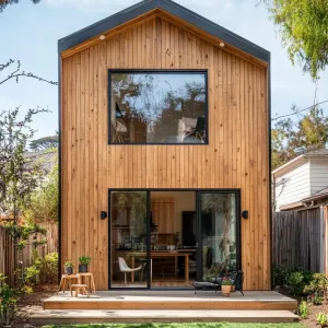 Chic Cedar Cabin with a Gabled Twist
