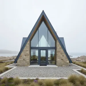 A-Frame Spectacle: The Stone and Glass Delight