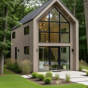 Funky Forest Fort with Glassy Grandeur
