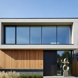 Sculptural Serenity: The Concrete Enclave