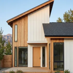 Scandi Inspired Pine Clad Entry House
