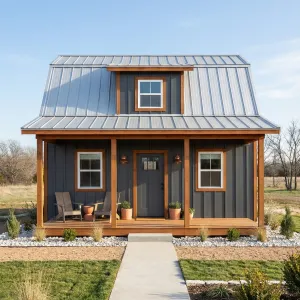 Tin Gable Porch Nook