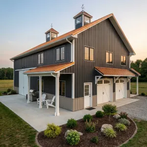 Copper-Capped Fieldhouse Haven