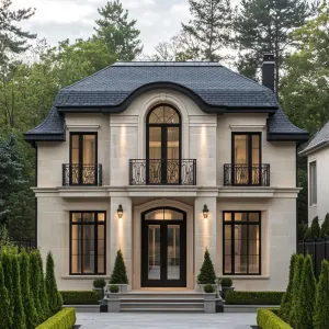 Neoclassical Serenity with Curved Grace