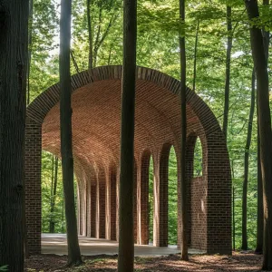 Arched Sanctuary in the Woods