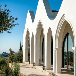 Graceful Arches of The Mediterranean Mansion