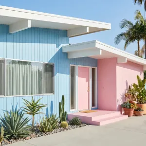 Bubblegum Breeze Courtyard Ranch