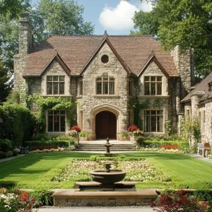 Stone Manor Embraced by Nature