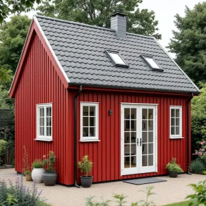 Crimson Haven Hidden in the Green