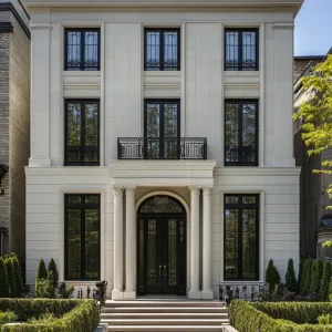 Modern Neoclassical Jewel with Columned Grandeur
