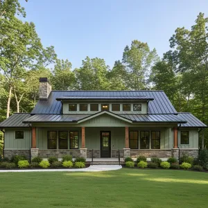 A Cozy Green Gable in the Grove