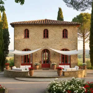 Rosso-Trimmed Val d’Orcia Refuge