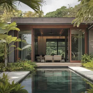 Tranquil Oasis: The Hidden Jungle Bungalow