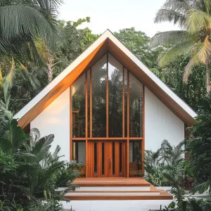 A-Frame Oasis Among Tropical Splendor