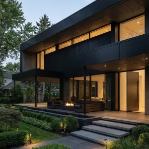 Molten Black Garden Lounge