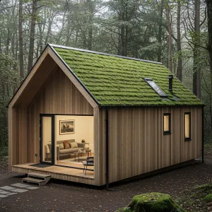 A Tiny Forest Haven with a Mossy Coziness