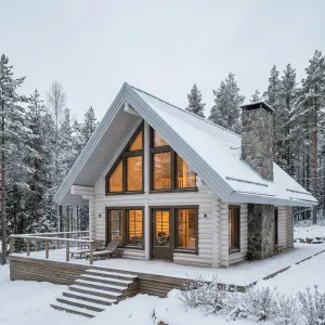 Aurora Timberlight Snowbound Cabin